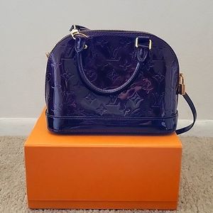 Louis Vuitton Alma Vernis Plum